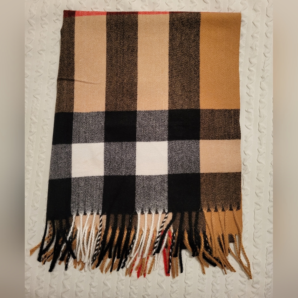 Cashmere oversized scarf